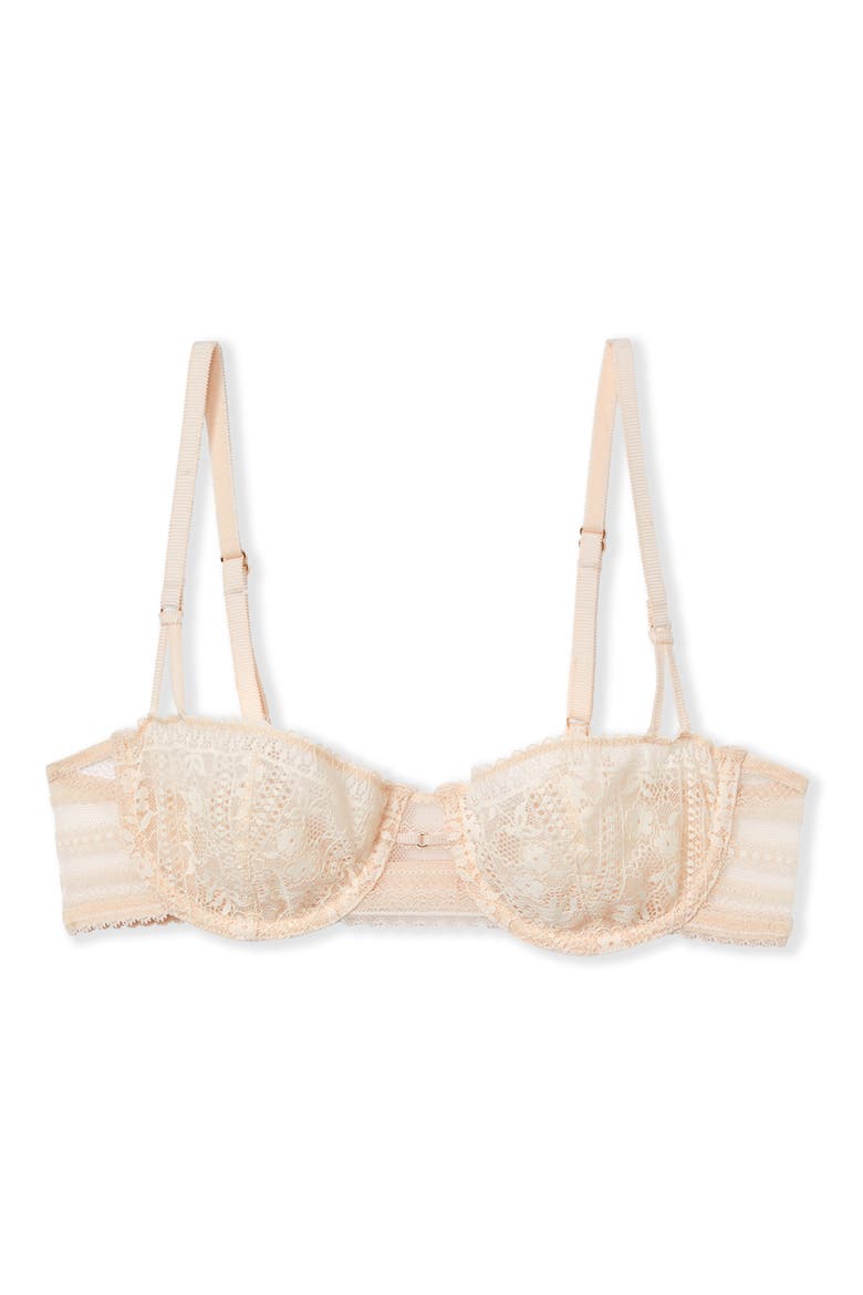 Aura N°9 Underwire Balconette Bra, Alternate, color, BLUSH