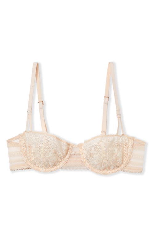 Etam Aura N°9 Underwire Balconette Bra In Pink