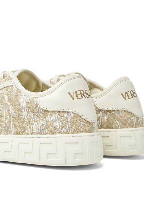 Versace Barroco Greca Jacquard Low Top Sneaker