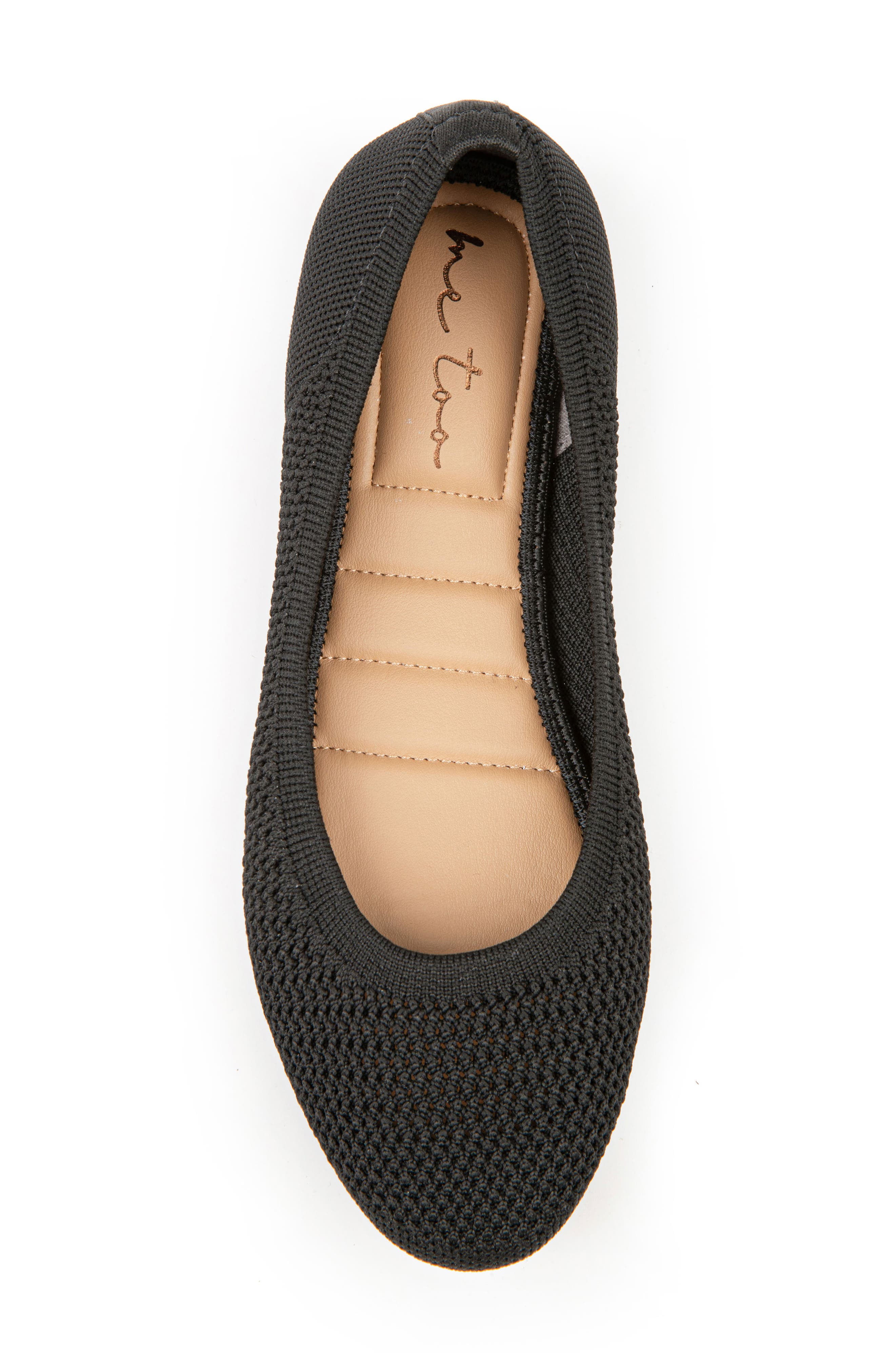 Me Too Bevin Knit Skimmer Flat, Alternate, color, 