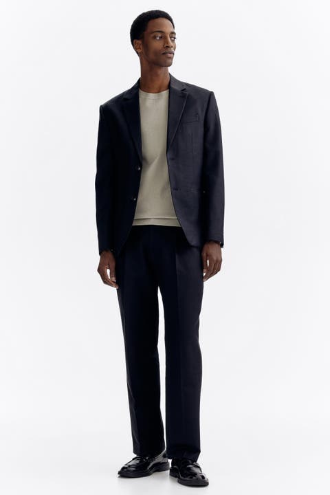 Regular-fit suit pants