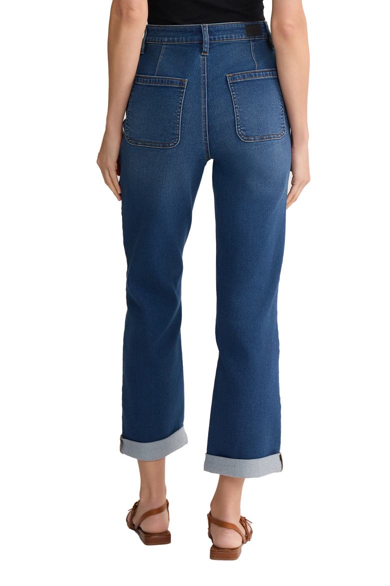 Lexington Girlfriend Straight Leg Jeans, Alternate, color, PHOENIX WASH