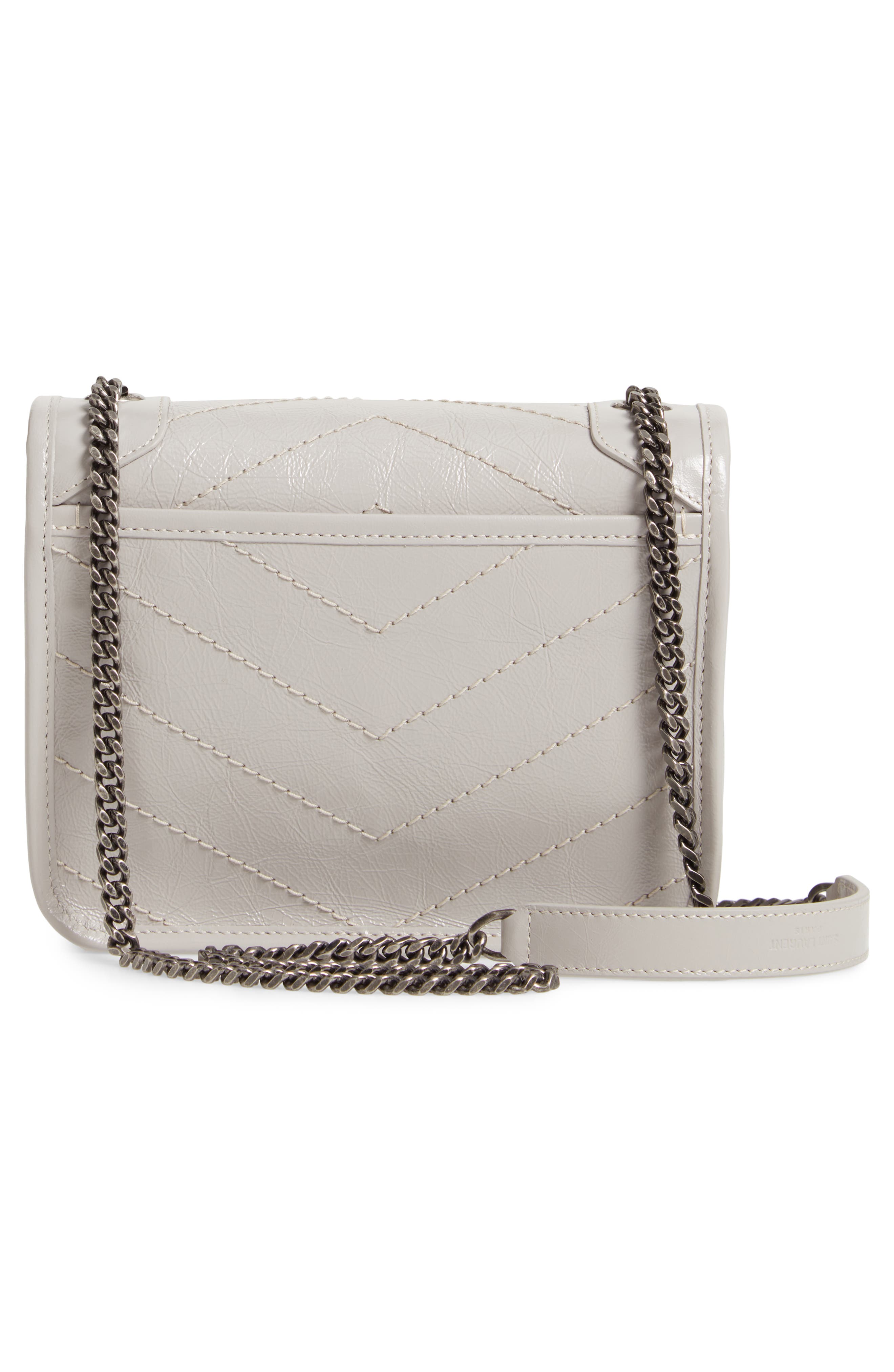 Saint Laurent Niki Leather Crossbody Bag, Alternate, color, 