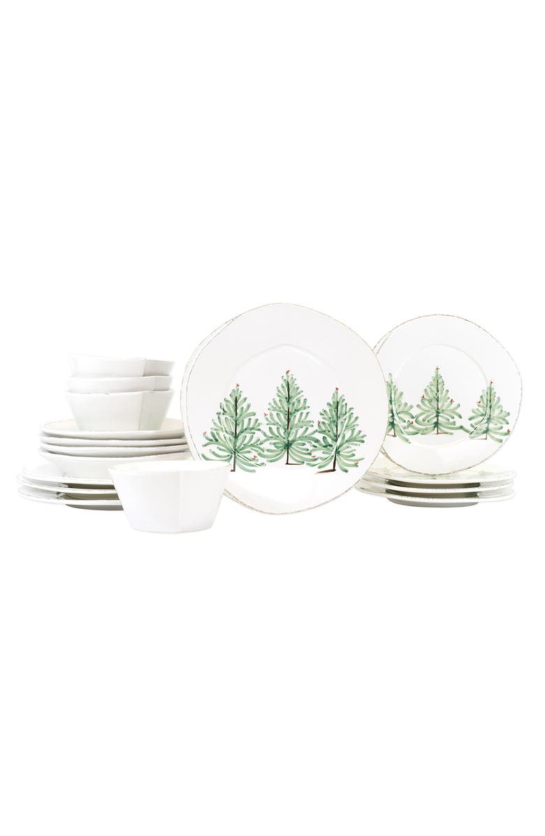 VIETRI Lastra Holiday 16-Piece Dinnerware Set, Main, color, 