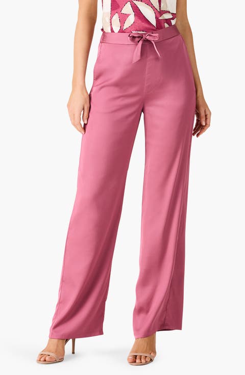 Crepe Wide Leg Pants