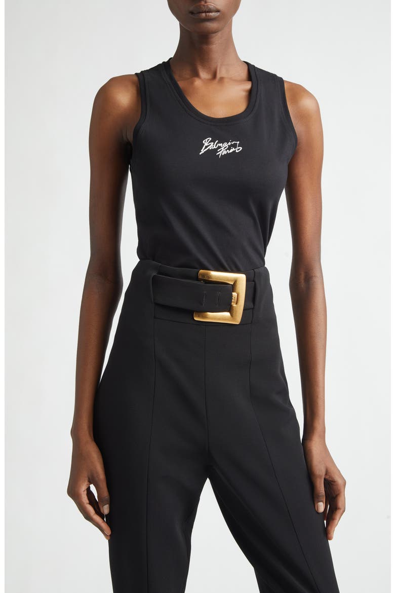 Paris Jersey Tank, Main, color, EAB BLK/ WHITE