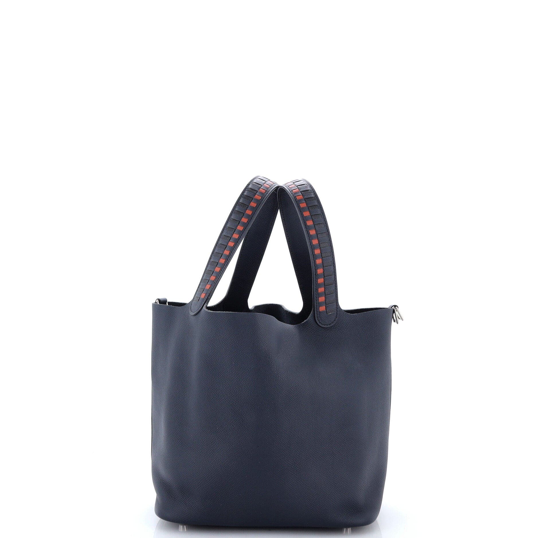 Picotin Lock Bag Tressage Epsom MM, Alternate, color, Blue