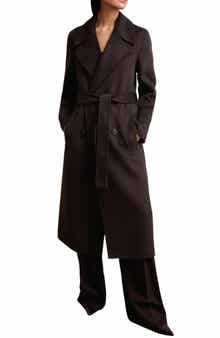 Reiss Rene Double Breasted Wool Blend Coat