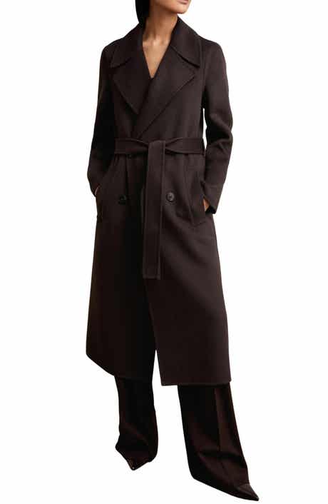 Reiss Rene Double Breasted Wool Blend Coat