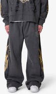 mnml Oversize Gold Foil Sweatpants