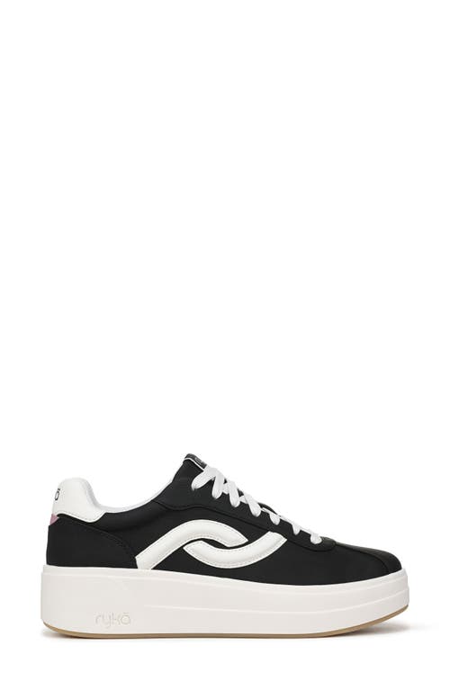 Ryka Women's Viv Max Lace Up Platform Sneakers In Black