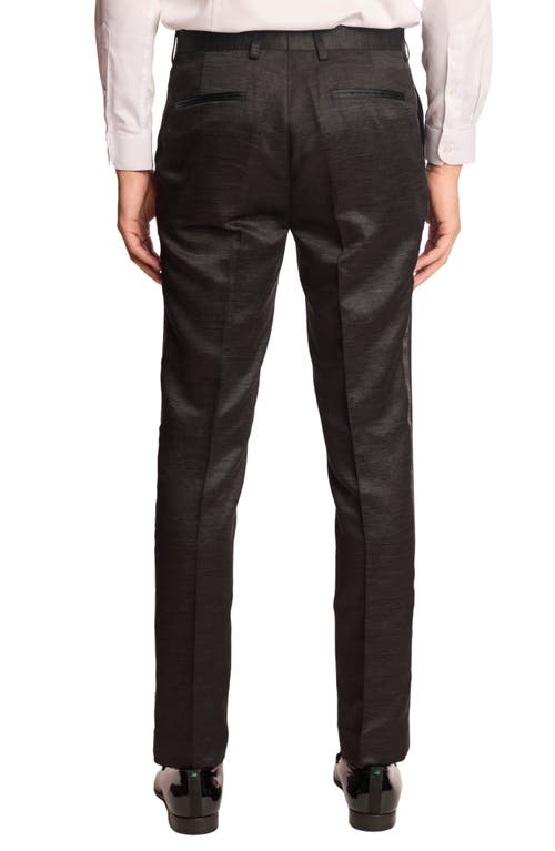 Paisley & Gray Slim Fit Sloane Tuxedo Pants In Black