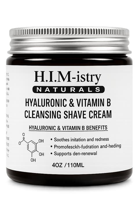 Hyaluronic Cleansing Shave Cream