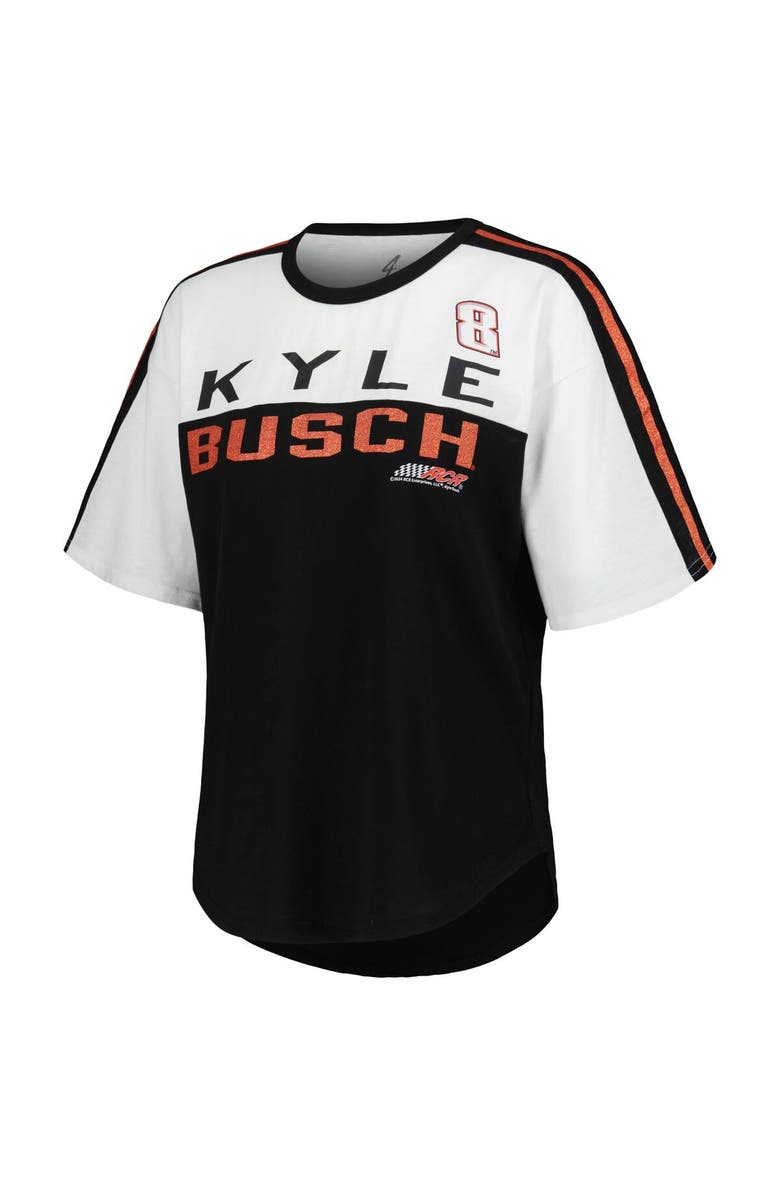 G-III 4HER BY CARL BANKS Women's G-III 4Her by Carl Banks Black Kyle Busch Champion T-Shirt, Alternate, color, Black