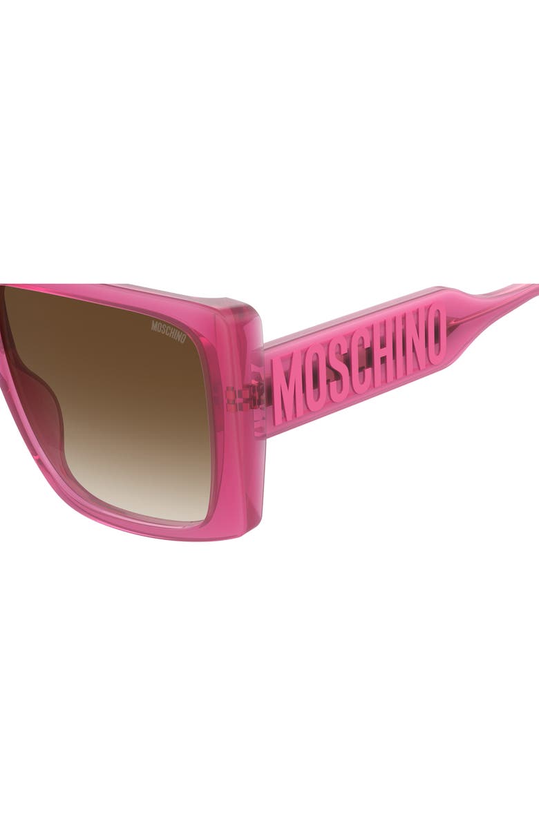 Moschino 59mm Gradient Flat Top Sunglasses | Nordstrom display picture 1