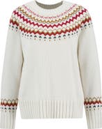 Barbour Tidal Fair Isle Cotton & Wool Blend Sweater