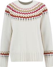 Barbour Tidal Fair Isle Cotton & Wool Blend Sweater