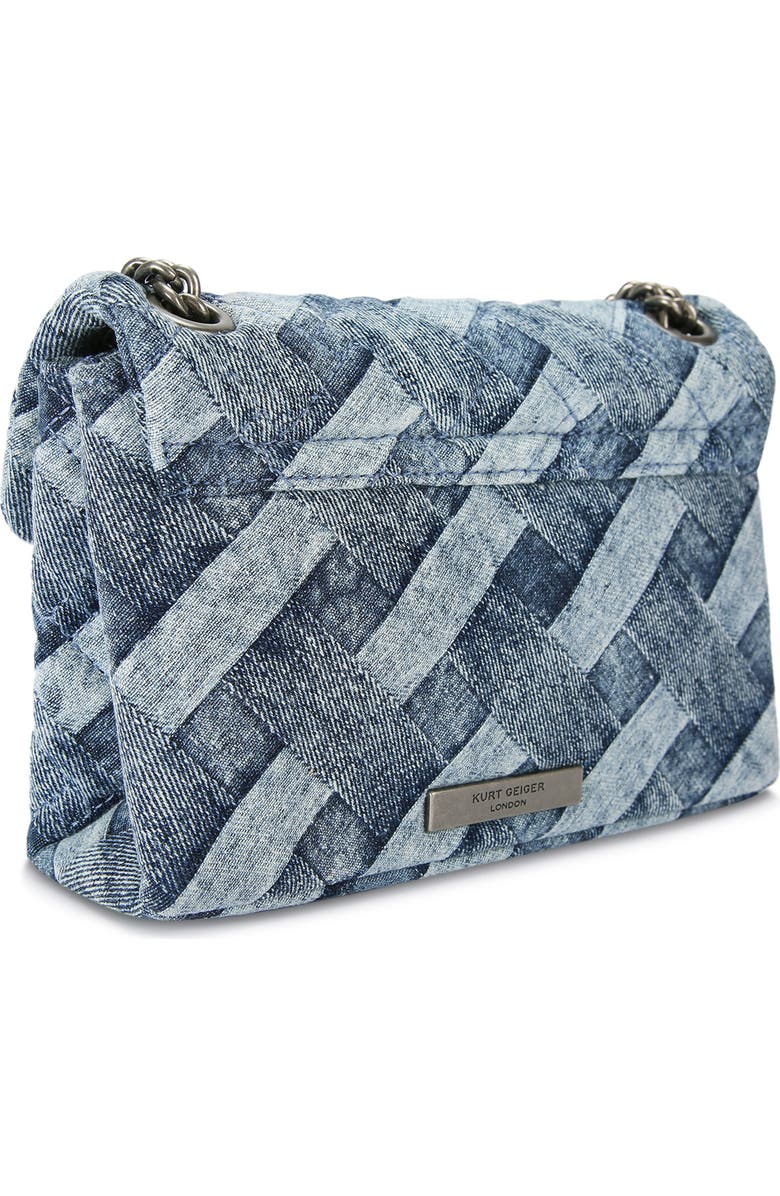 Kurt Geiger London Kensington Leather Mini Crossbody Bag, Alternate, color, Navy