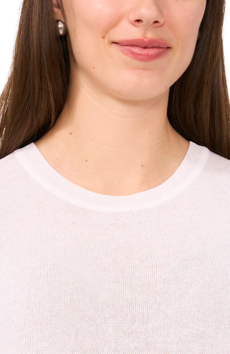 Halogen<sup>®</sup> Crewneck Sweater Tank, Alternate, color, Sheer Bright White