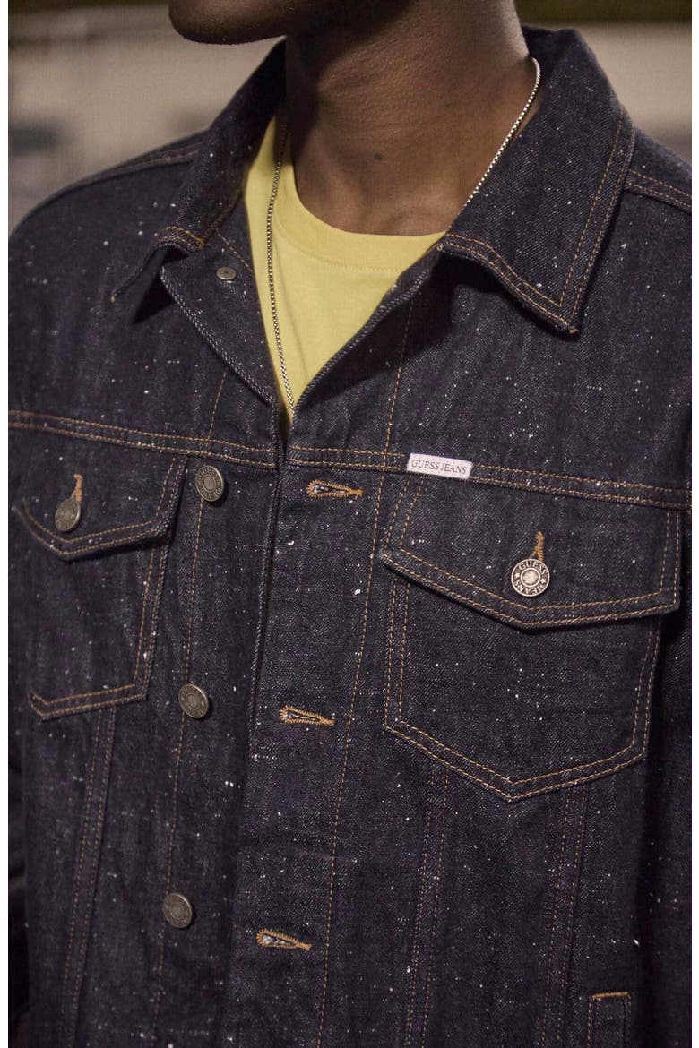 Oversize Trucker Jacket, Alternate, color, GCS3-LIGHT