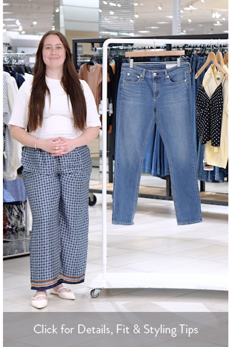 Dre Low Rise Slim Boyfriend Jeans video