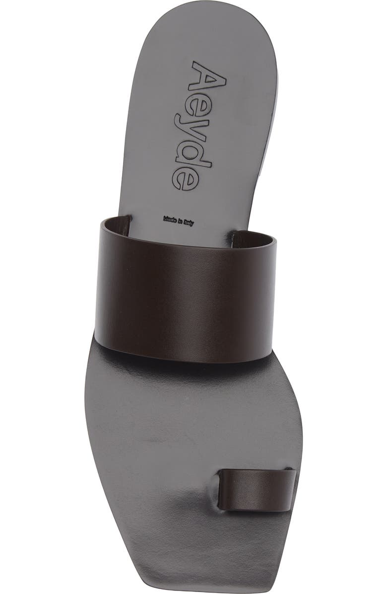 aeyde Sibel Sandal, Alternate, color, Moka
