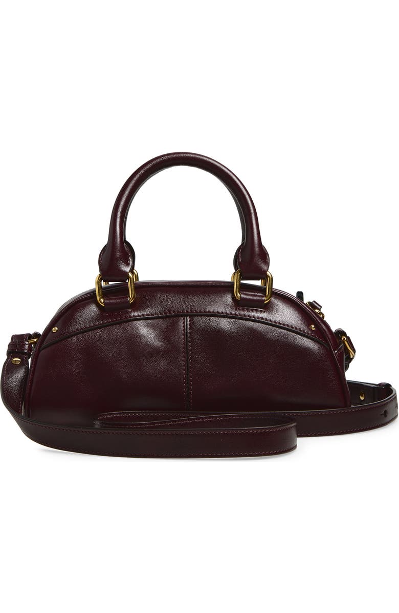 Chloé Bowling Leather Handheld Bag, Alternate, color, Perfect Plum