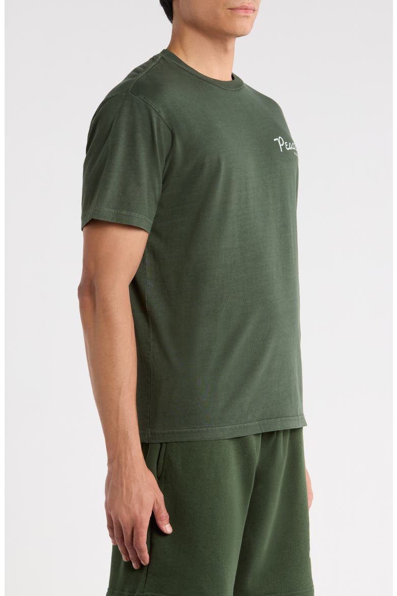 Diner Graphic T-Shirt, Alternate, color, FOREST