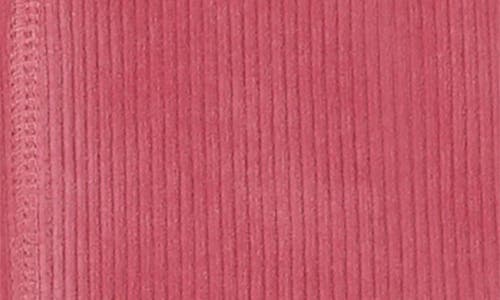 Maniere Manière Rib Velour Cotton Blend Footie In Pink