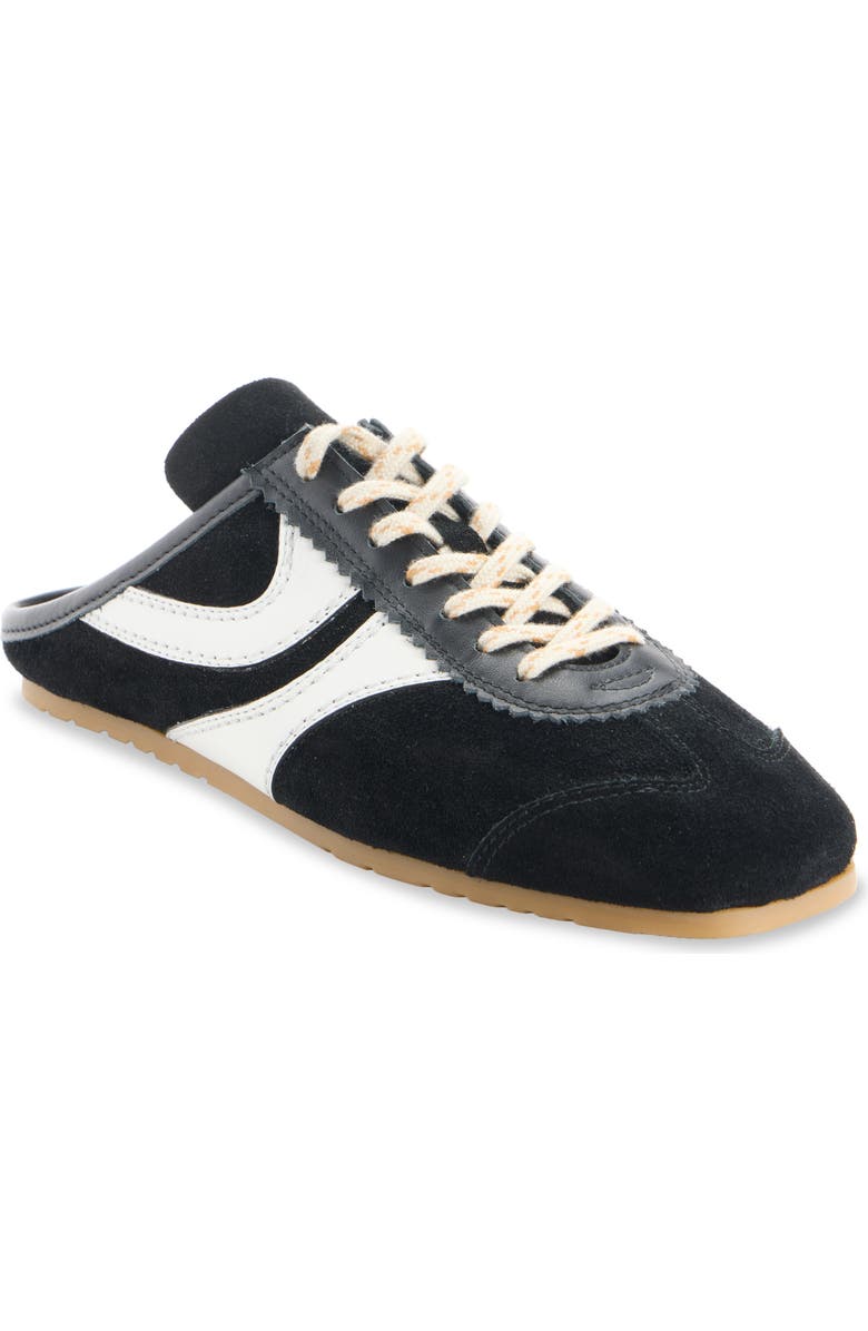 Dries Van Noten Slim Sneaker Mule, Main, color, 998 Black/ White