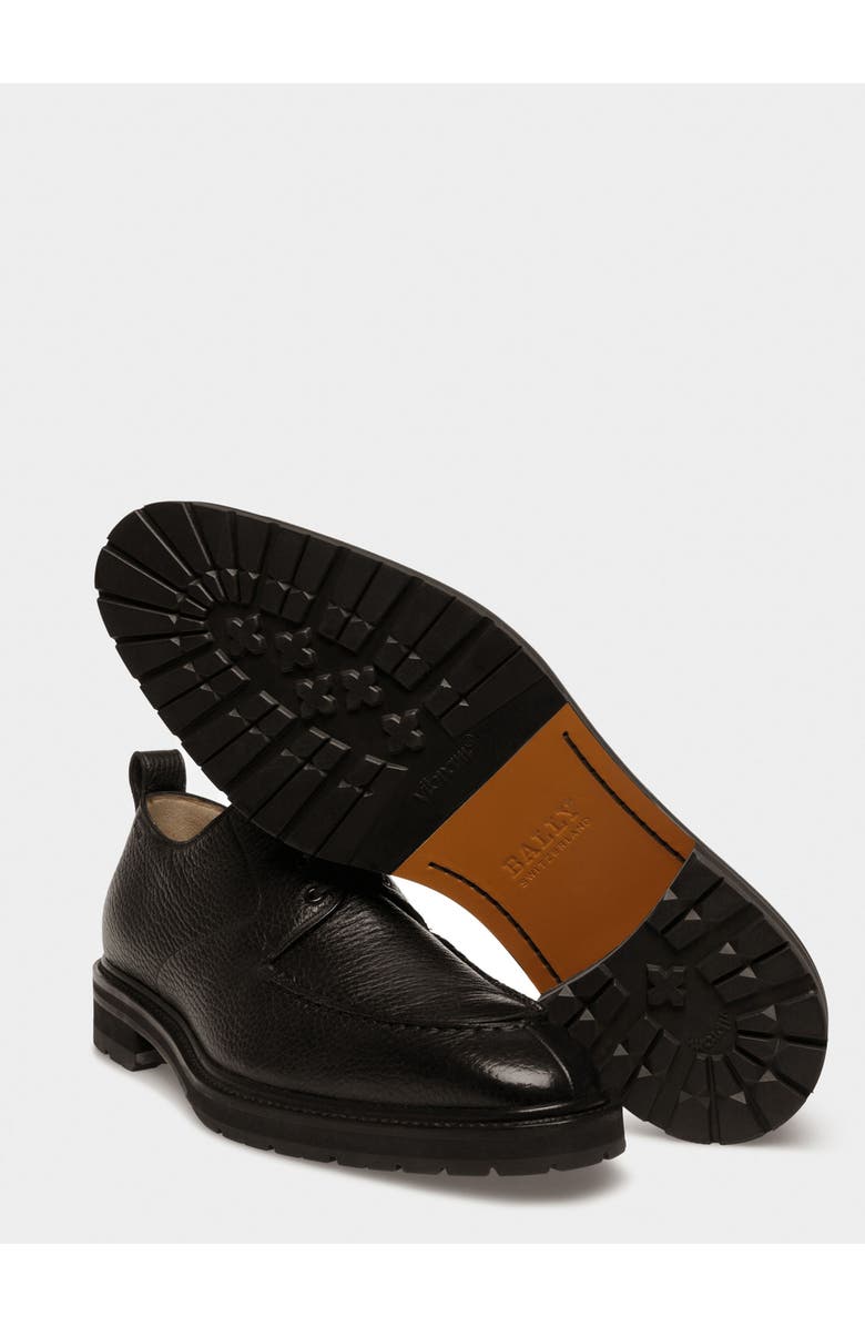 Bally Milivar Leather Derbies, Alternate, color, Black