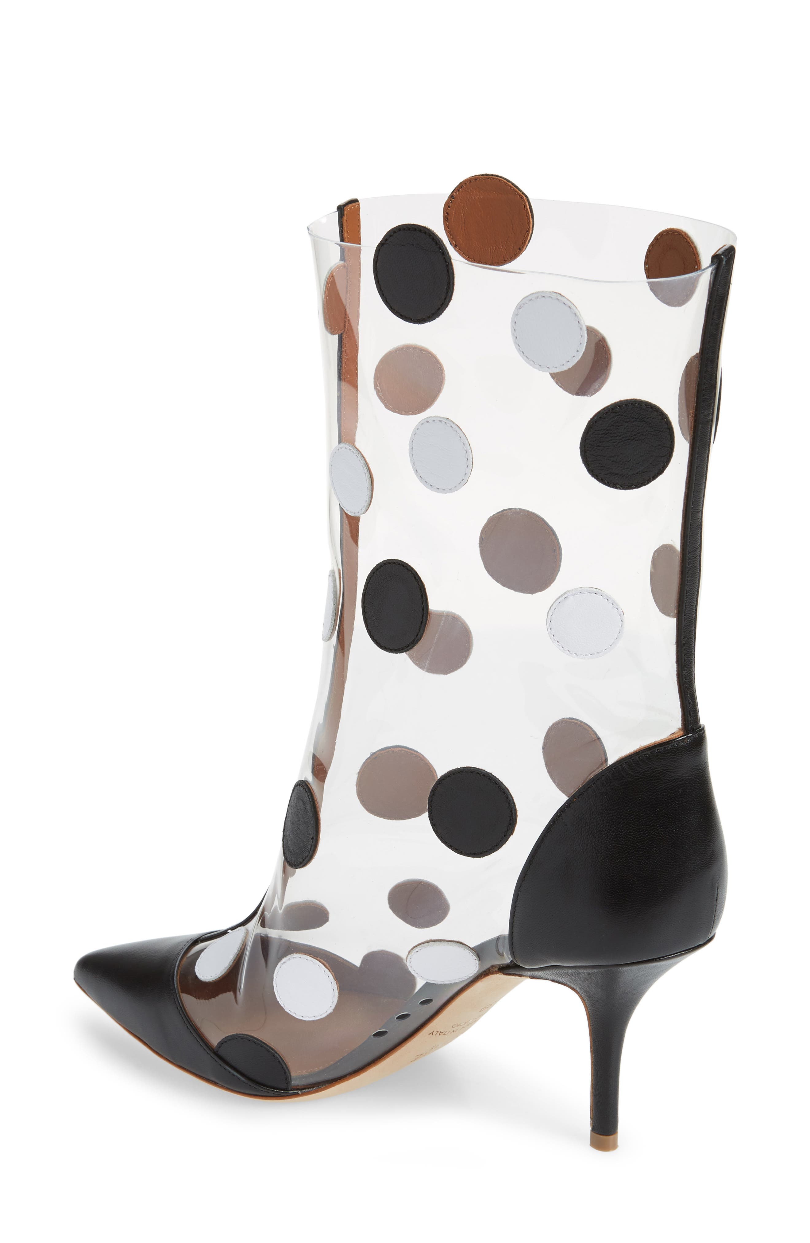 Malone Souliers x Emanuel Ungaro Katoucha Polka Dot Bootie, Alternate, color, 