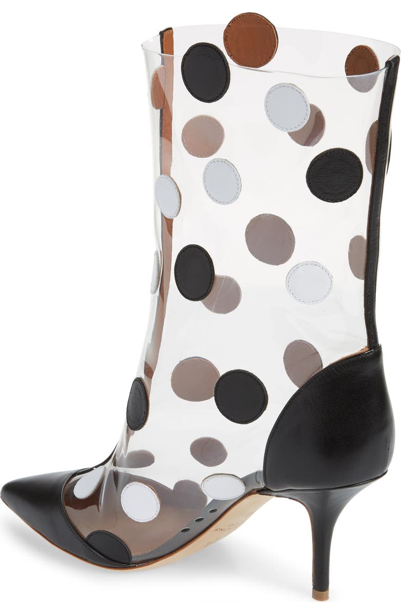Malone Souliers x Emanuel Ungaro Katoucha Polka Dot Bootie, Alternate, color,