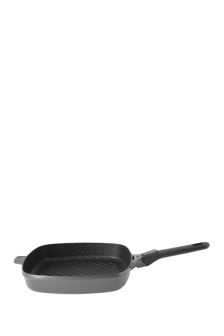 Grey Gem 11" Non-Stick Grill Pan, Main, color, GREY