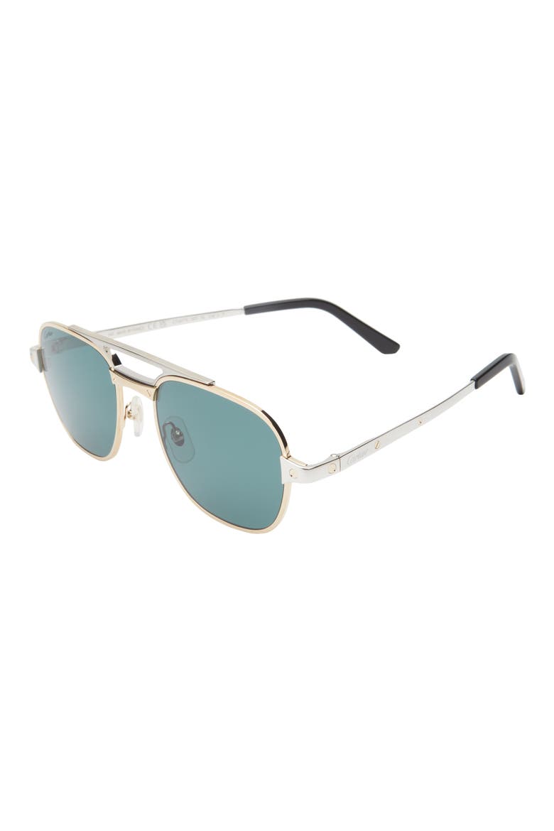 56mm Polarized Panthos Sunglasses, Alternate, color, GOLD