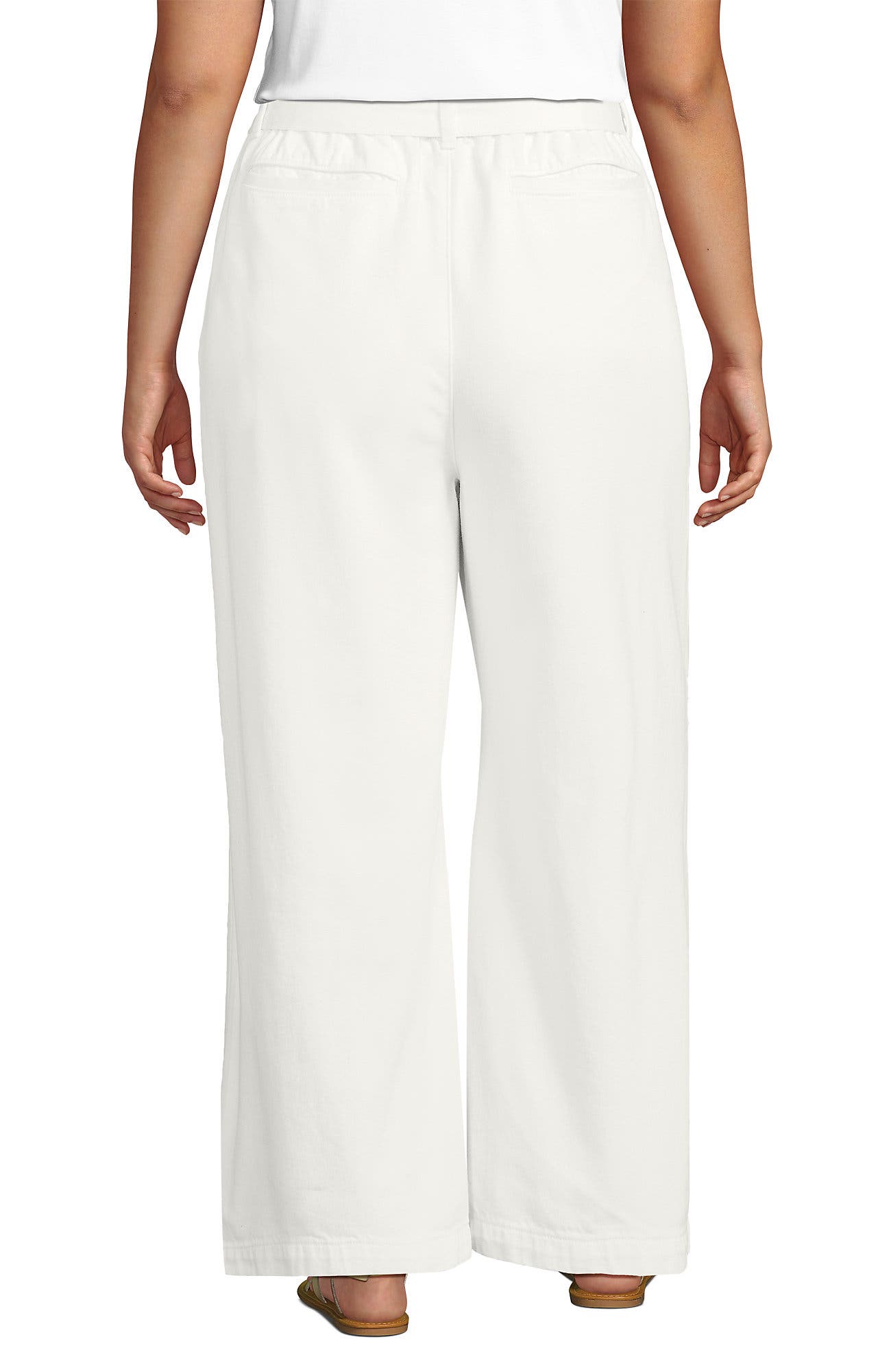 High Ridge Twill Pull On Pleated Wide Leg Pants - image 4