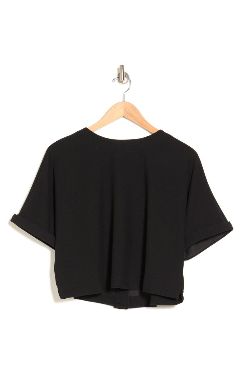 Adrianna Papell Button Back Crop Top, Alternate, color, 