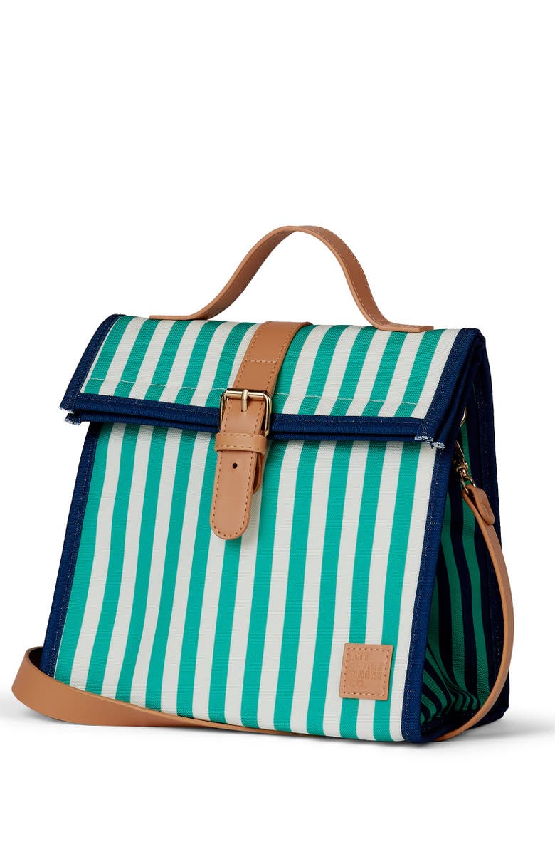 The Somewhere Co Lunch Satchel, Alternate, color, Riviera