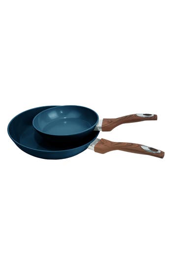 Phantom Chef Set Of 2 Grove Nonstick Fry Pans In Blue