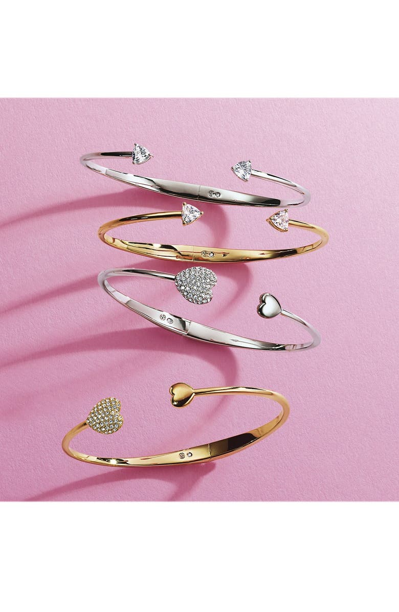 Nadri Arrow Cubic Zirconia Station Cuff, Alternate, color, 