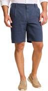 Tommy Bahama Isla Sands Pleated Stripe Linen Blend Shorts