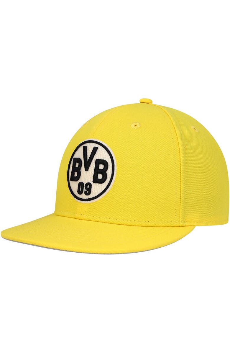 FAN INK Men's Yellow Borussia Dortmund America's Game Snapback Hat, Main, color, Yellow