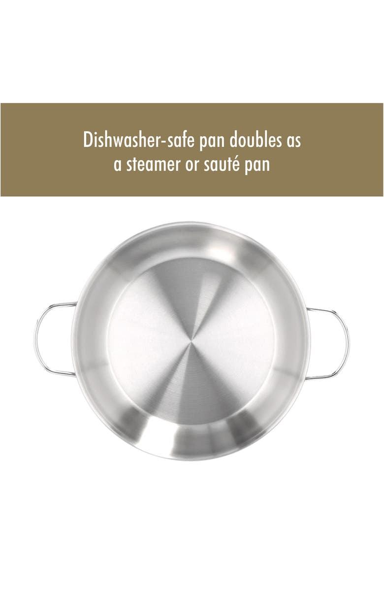 ZWILLING Resto 4-Piece Stovetop Smoker Set, Alternate, color, Stainless Steel