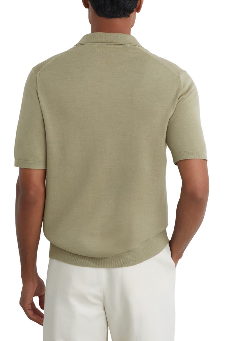 Duchie Short Sleeve Polo, Alternate, color, SOFT OLIVE GREE