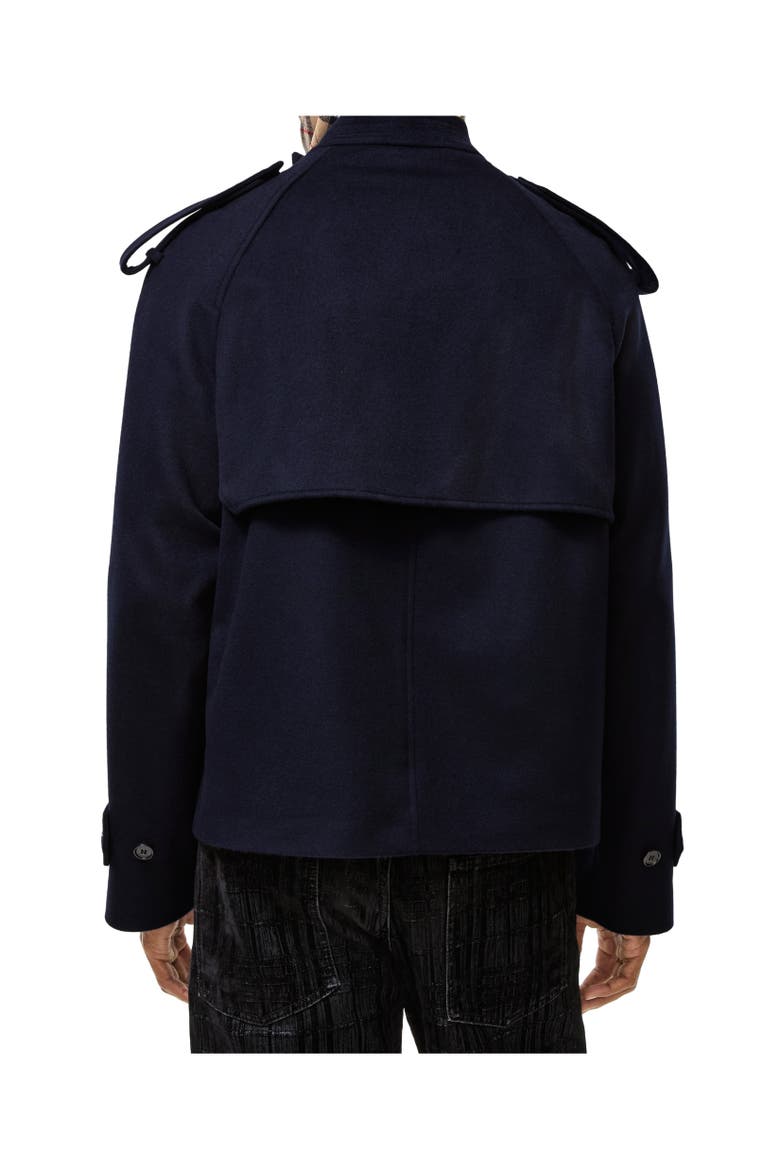 Cashmere Leadenham Trench Jacket, Alternate, color, Navy