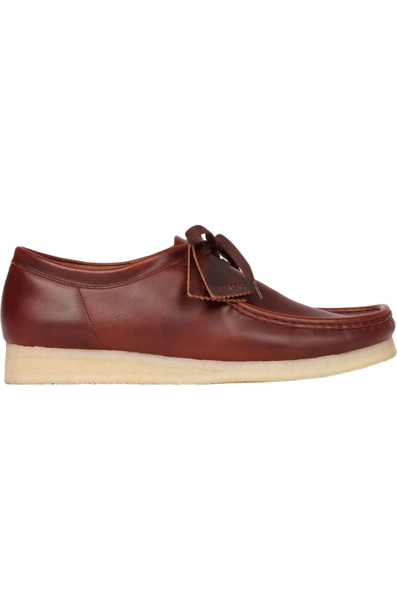 SANDRO Leather Wallabee derbies, Main, color, Cognac