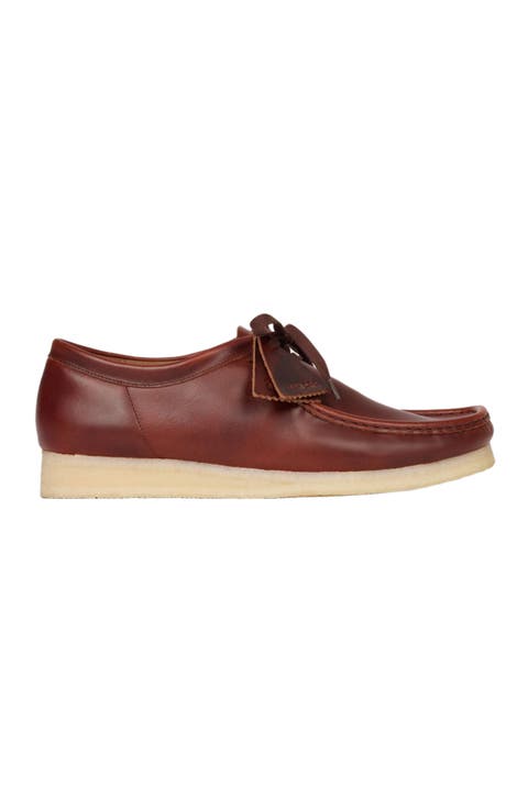 Leather Wallabee derbies