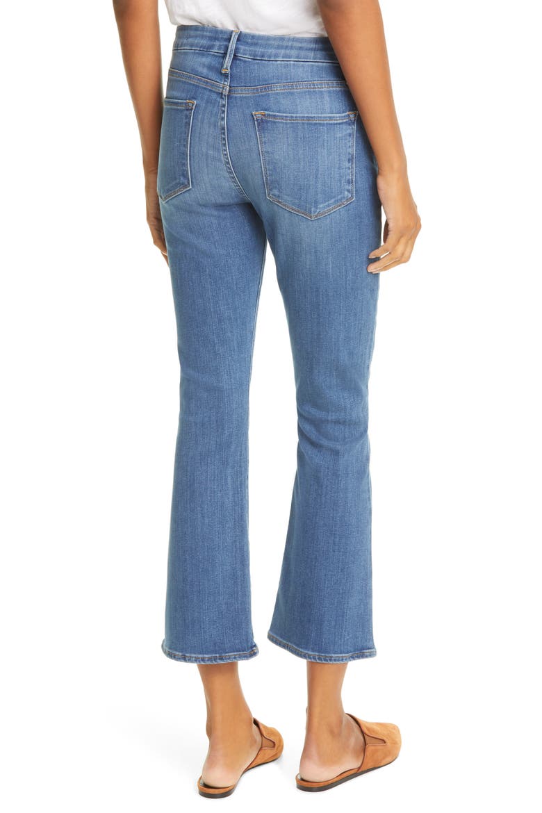 Le Crop Mini Boot High Waist Jeans, Alternate, color, POE