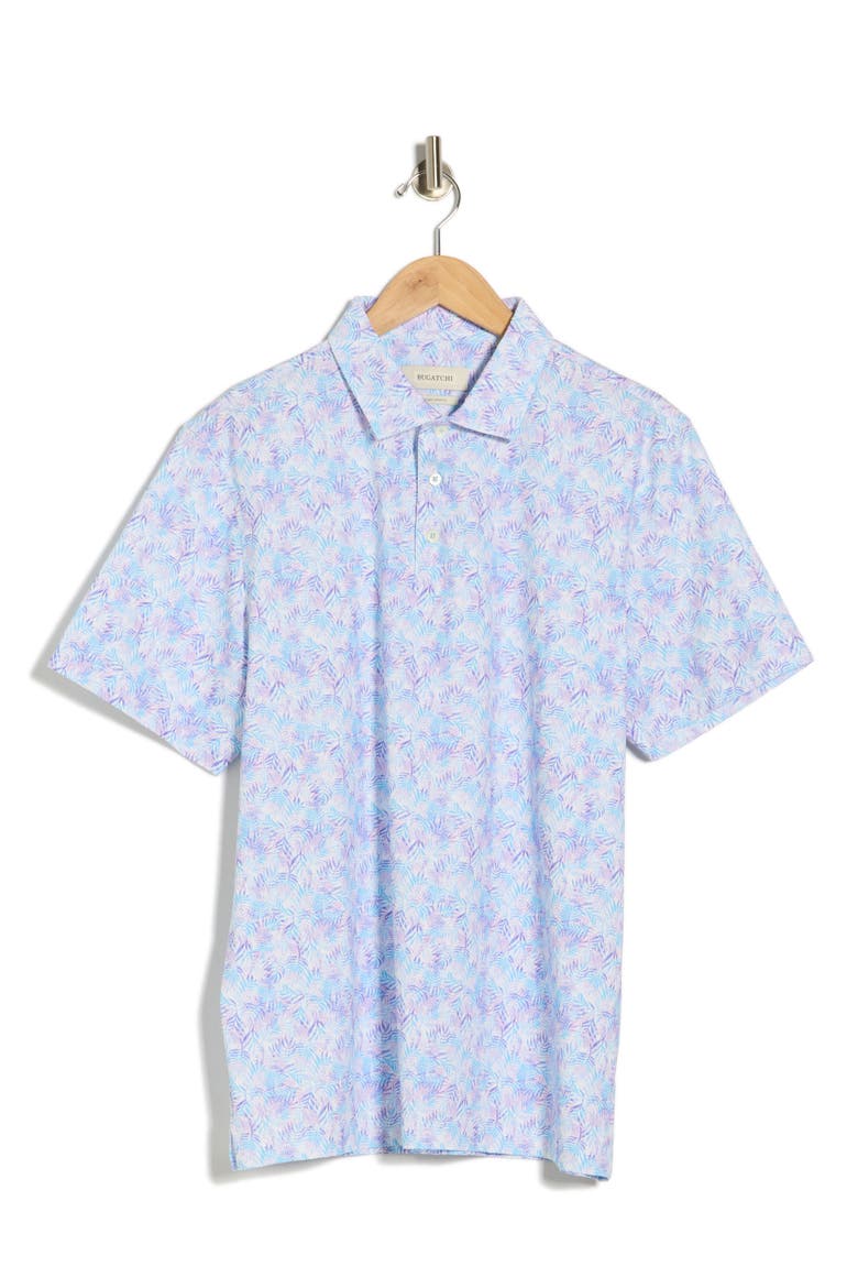 Print OoohCotton® Knit Polo, Alternate, color, PINK
