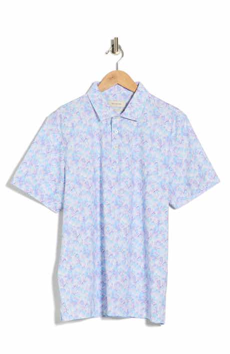 Bugatchi Print OoohCotton® Knit Polo